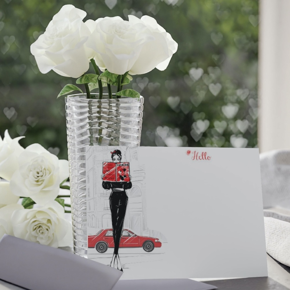 x16 Fashion Girl Stationery Cards - INTRO PRICE OFFER!